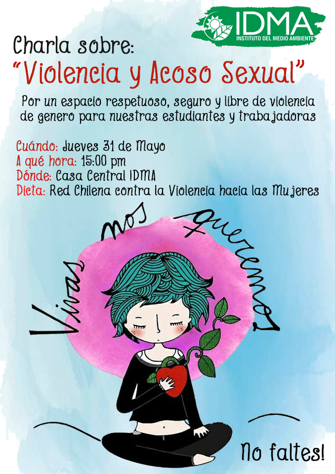 Mañana Charla sobre Acoso y Violencia Sexual!!!!