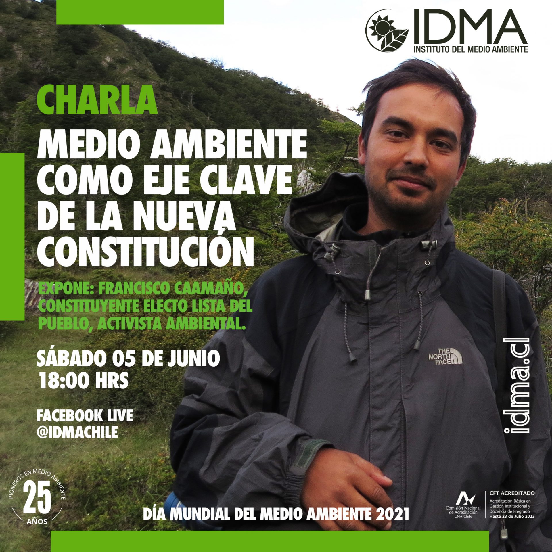 más Químico Desesperado Facebook Live: Medio Ambiente como eje clave de la Nueva Constitución | IDMA