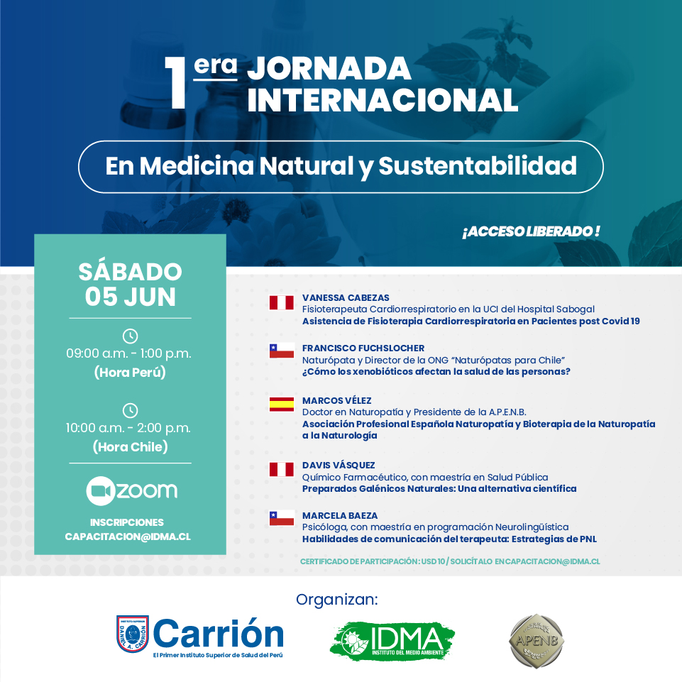 Jornada Internacional: Medicina Natural y Sustentabilidad