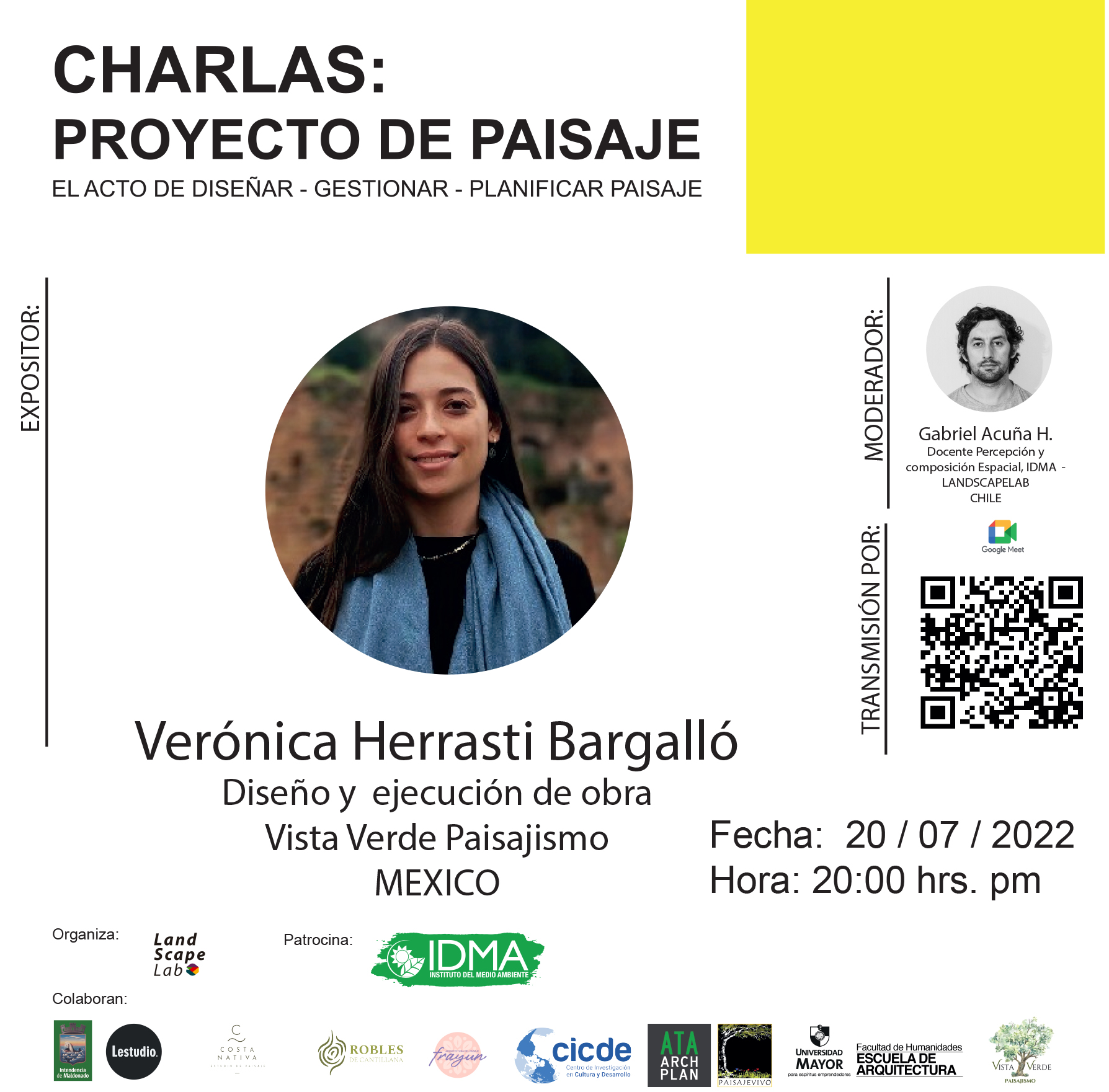 Charla Proyecto de Paisaje: Verónica Herrasti Bargalló
