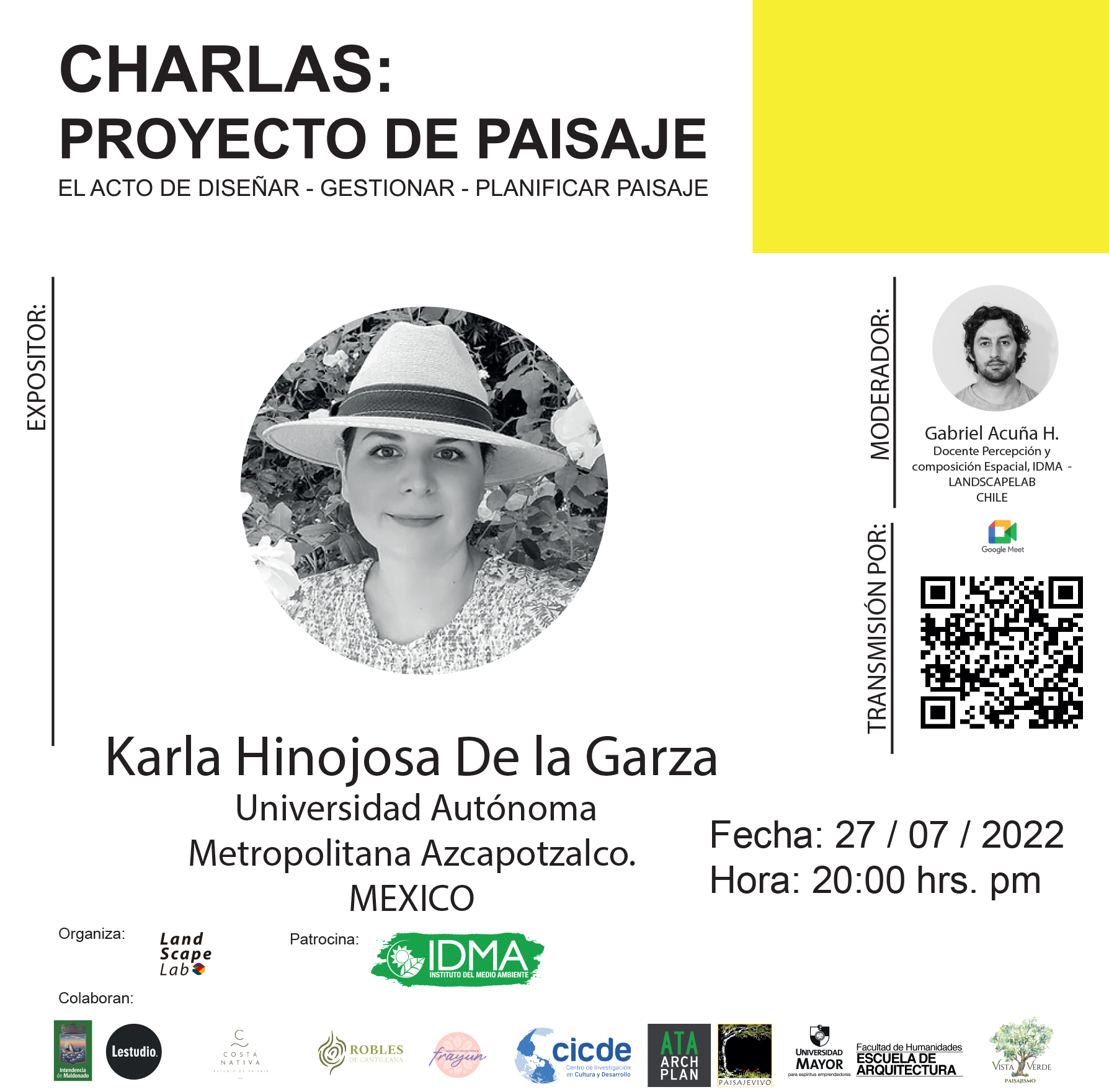 Charla Proyecto de Paisaje: Karla Hinojosa de la Garza